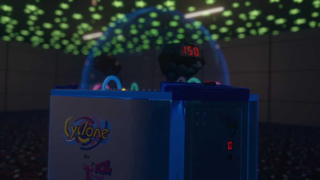Cyclone Arcade Game for VRChat - アメリカの懐かしいゲーセンゲーム