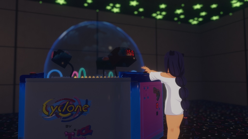 Cyclone Arcade Game for VRChat - アメリカの懐かしいゲーセンゲーム