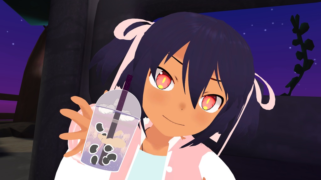 Cat Boba for VRChat - 猫タピオカ VRChat向けパーティクルギミック