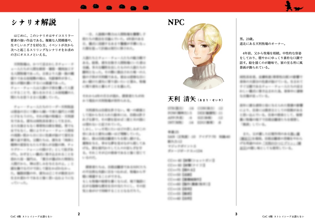 【CoC6/7版】ストレイシープは語らない