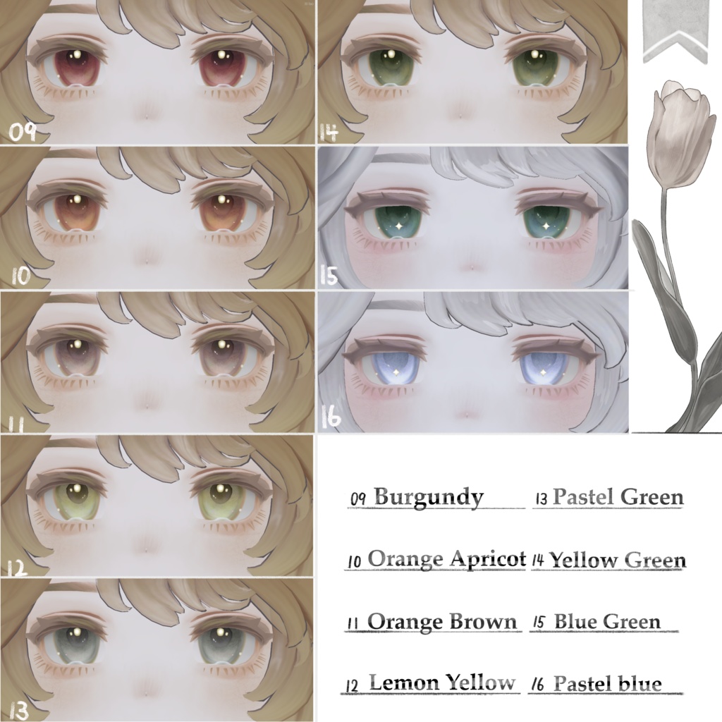 【 マリシア - Marycia - 専用】Antique Palette Gleam_ Eyes & Makeup texture