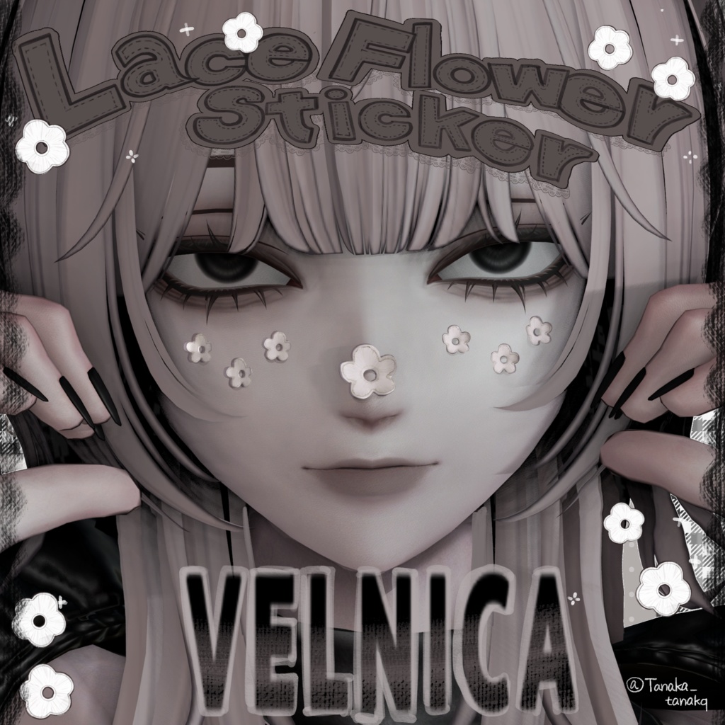 【15avatar対応】✦-Lace Flower Sticker-✦