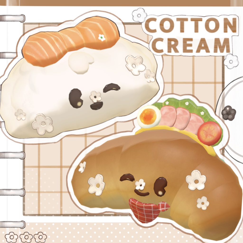 【15avatar対応】✦-Lace Flower Sticker-✦