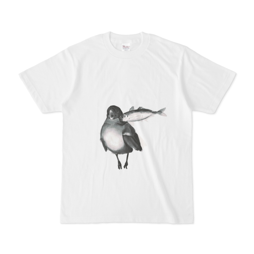 鷽を突いている鯵