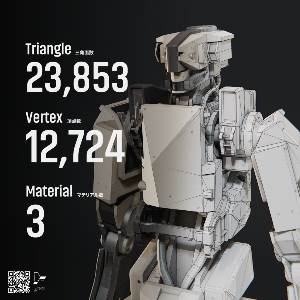 【オリジナル3Dモデル】ATI-200 Ratel