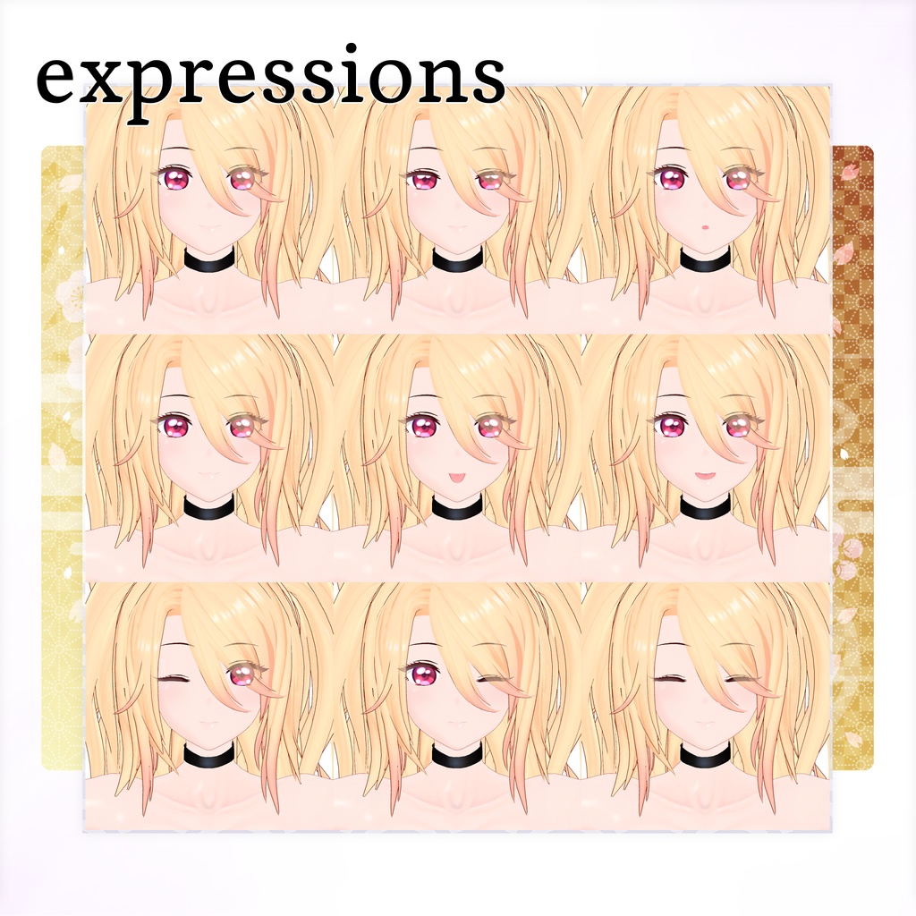 「サハラ-Sahara」 オリジナル3Dモデル (VRChat Avatar)