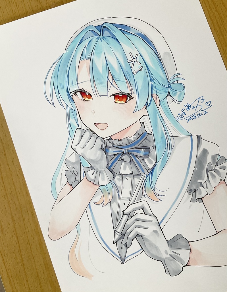 アナログ原画/笑