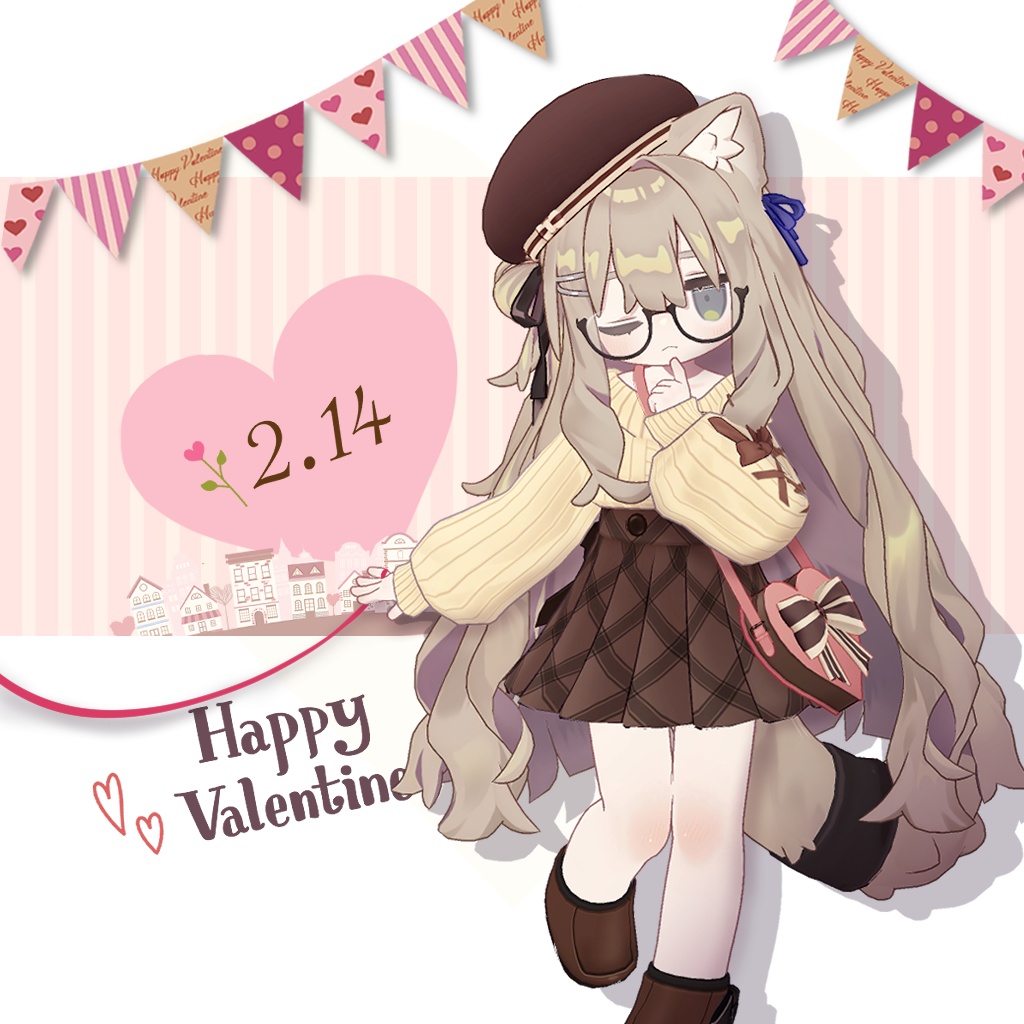 【まめふれんず対応衣装】すうぃーとらぶ【キプフェル・まめひなた】