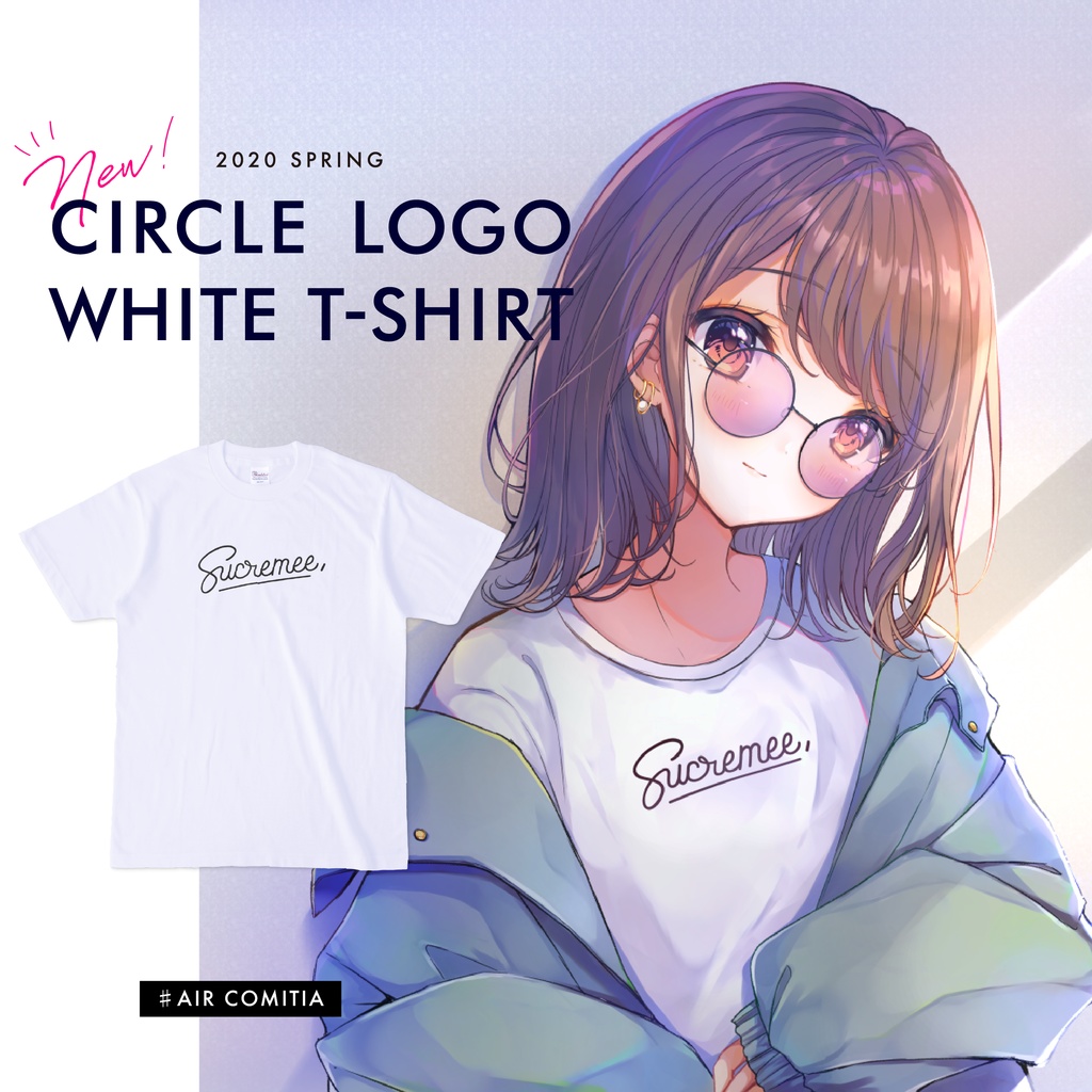 ｔシャツ サークルロゴ ユニセックス Sucremee Closet Booth