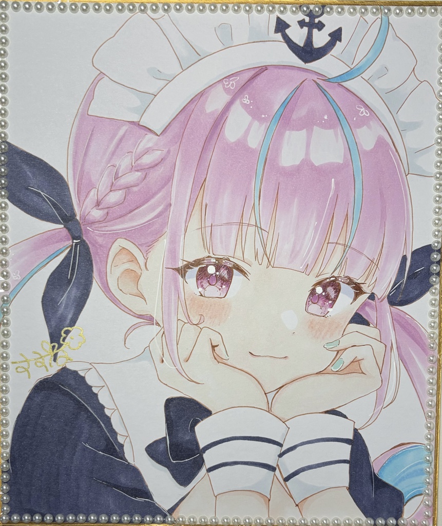 【直筆色紙】湊あくあ③
