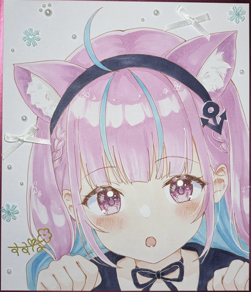 【直筆色紙】湊あくあ④