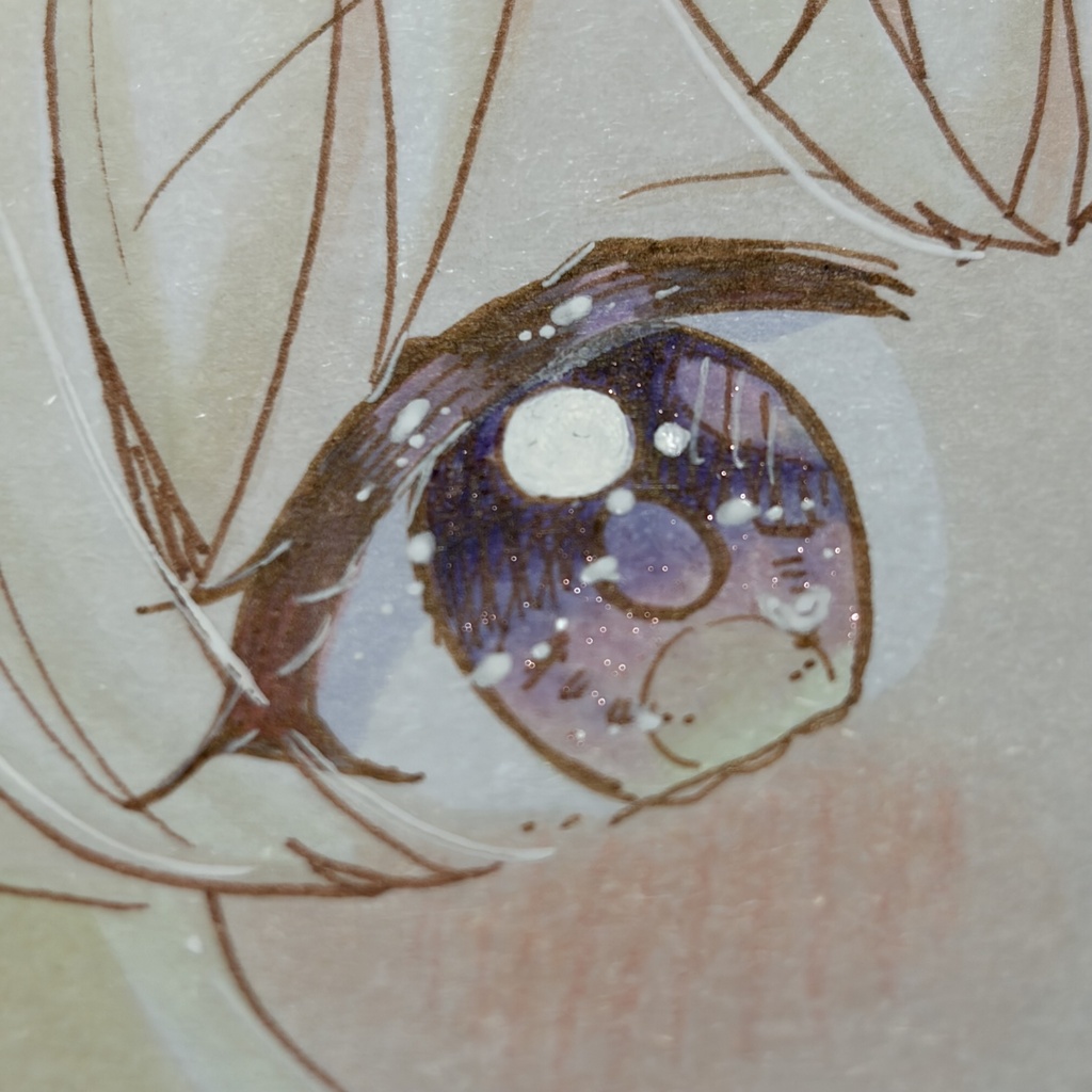 【直筆色紙】角巻わため