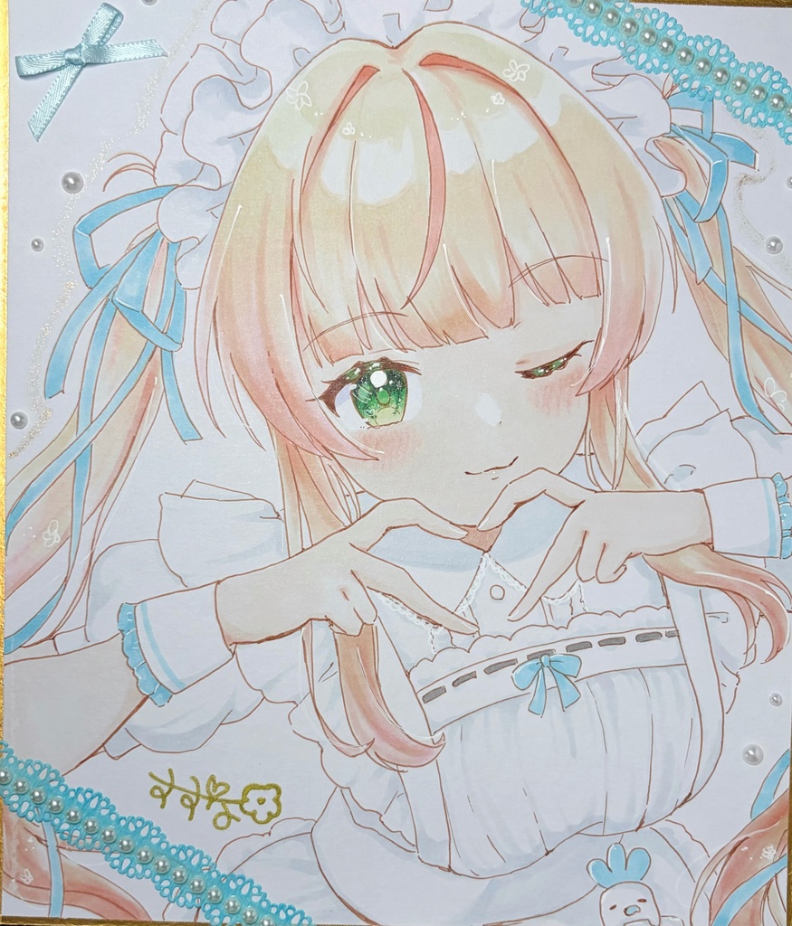 【直筆色紙】桃鈴ねね