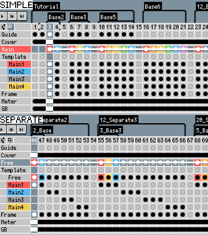 【Aseprite用】描くほどなめらか/フレーム数調整テンプレート/リンクセル結合済