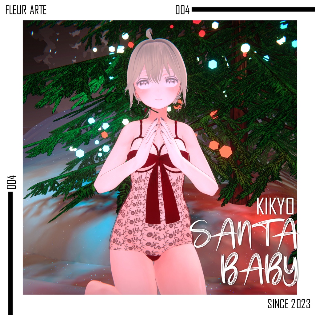 サンタ・ベビー服 「桔梗」 / SANTA BABY OUTFIT [Kikyo] 