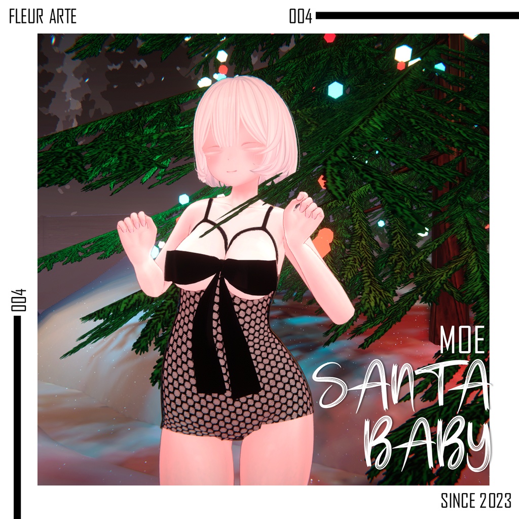 サンタ・ベビー服 「萌」/ SANTA BABY OUTFIT [Moe]