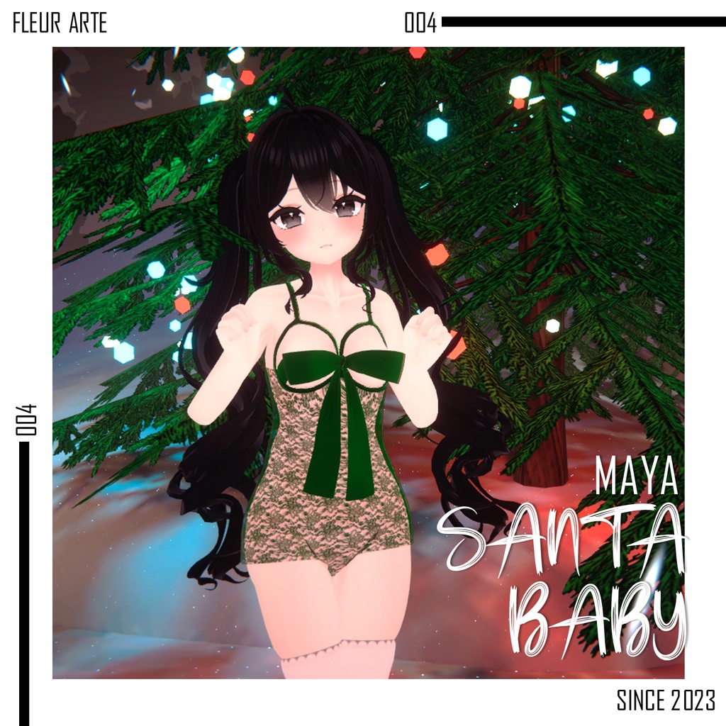 サンタ・ベビー服 「舞夜」/ SANTA BABY OUTFIT [Maya]