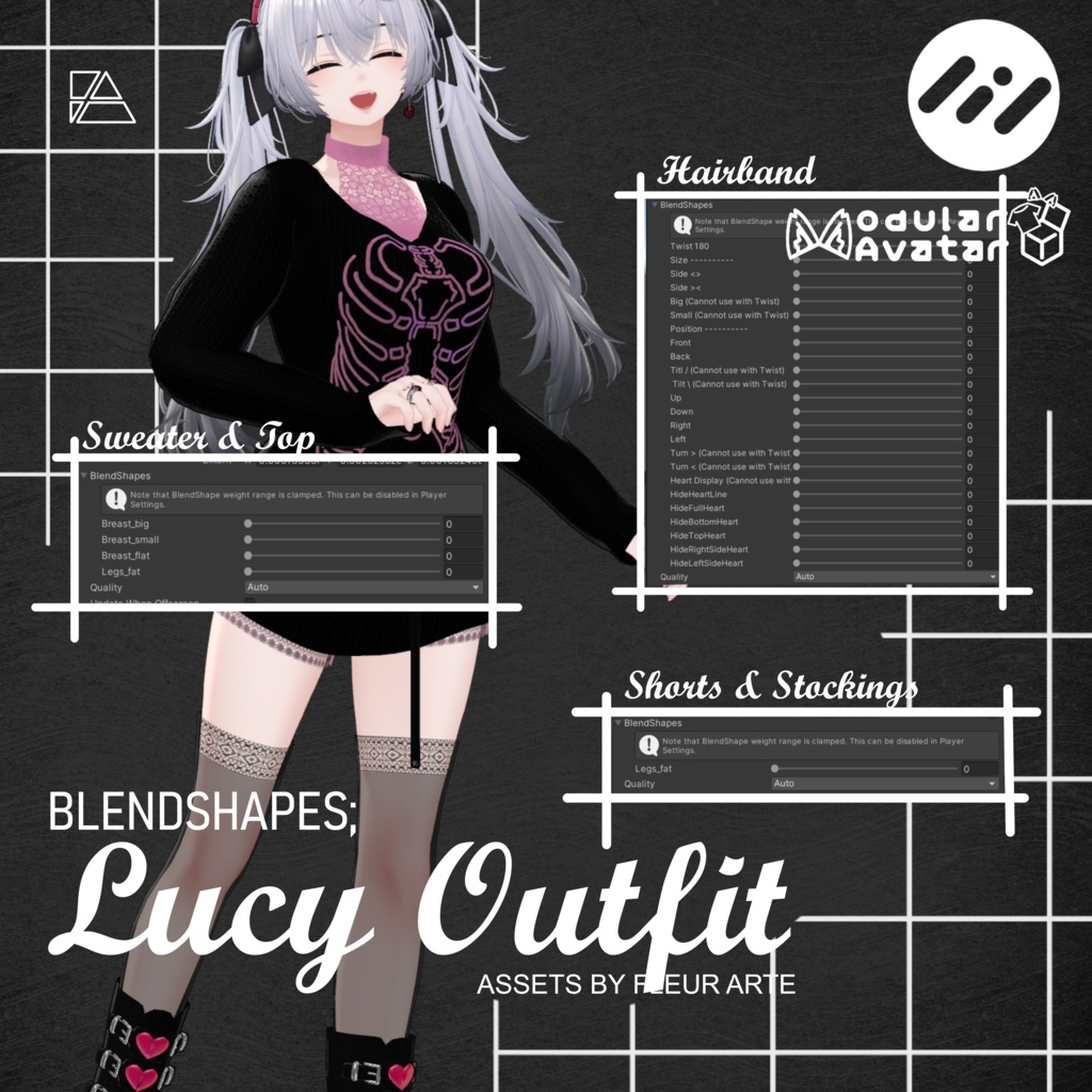 ルーシー衣装 「森」/ LUCY OUTFIT "SHINRA"