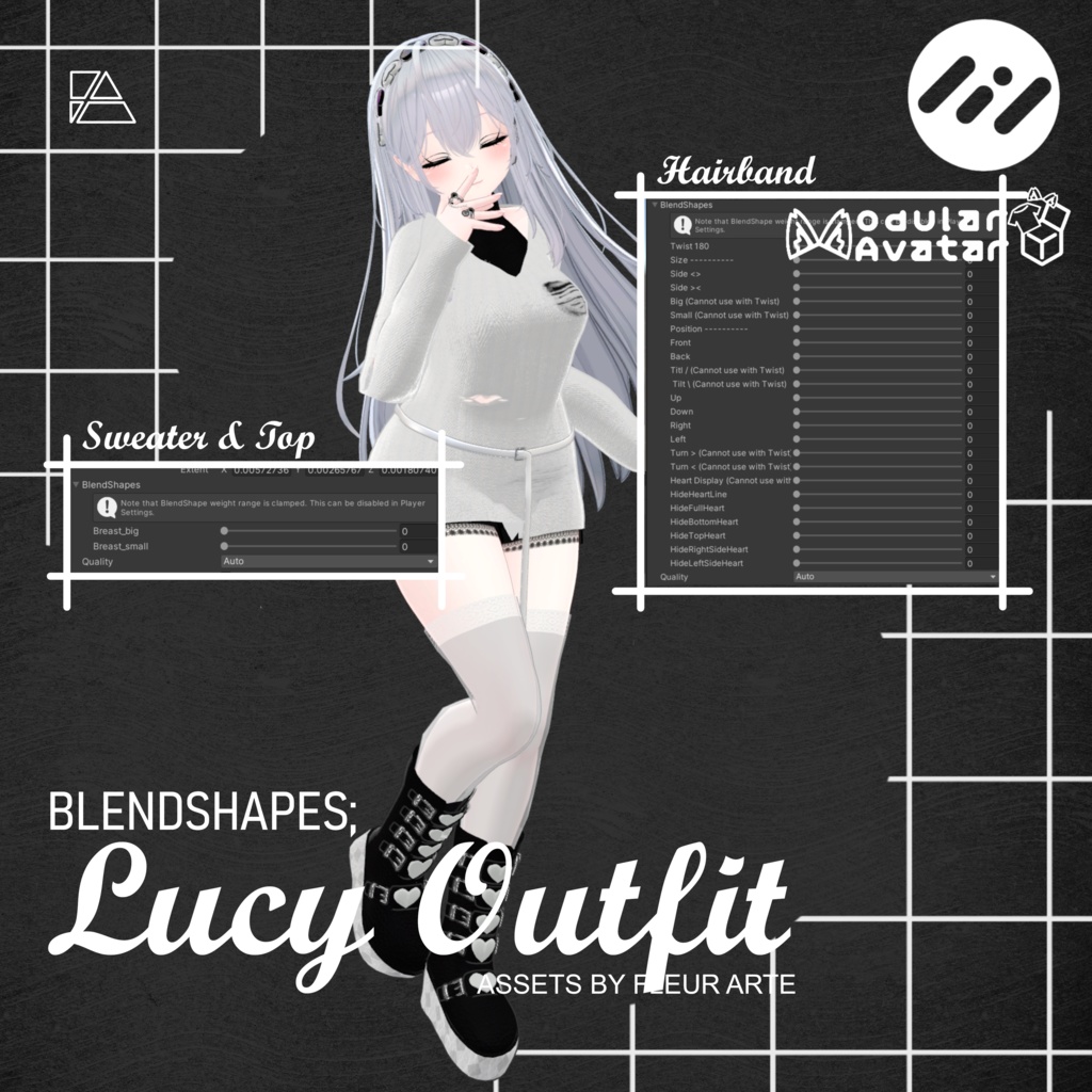 ルーシー衣装 「セレスティア」/ LUCY OUTFIT "SELESTIA"