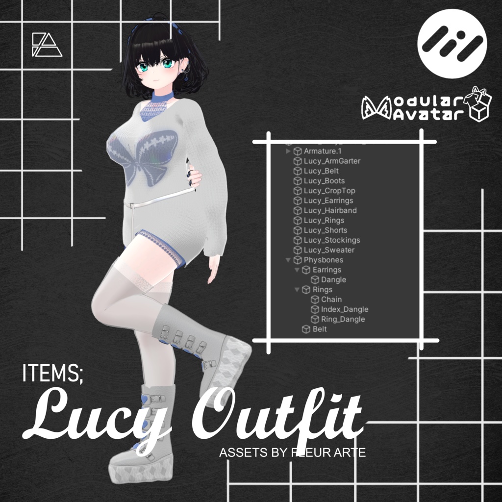 ルーシー衣装 「セレスティア」/ LUCY OUTFIT "SELESTIA"