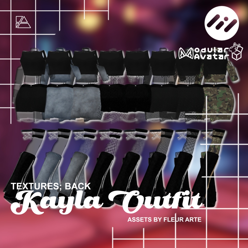 カイヤの衣装 「ルルネ」/ KAYLA OUTFIT "RURUNE"