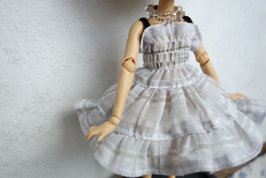 チェック柄サマーワンピース /ハルモニアシリーズハンドメイド品