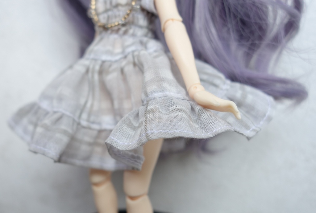 チェック柄サマーワンピース /ハルモニアシリーズハンドメイド品