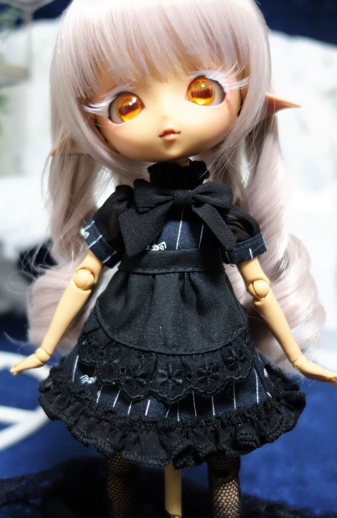 エプロンワンピースセット(蜘蛛)/ハルモニアシリーズハンドメイド品