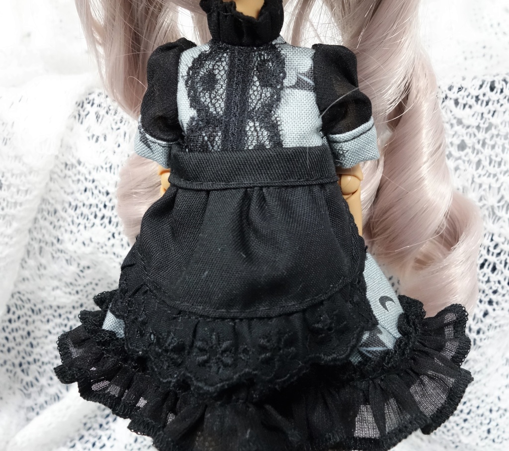 メイド風ワンピースセット(コウモリ)/ハルモニアシリーズハンドメイド品