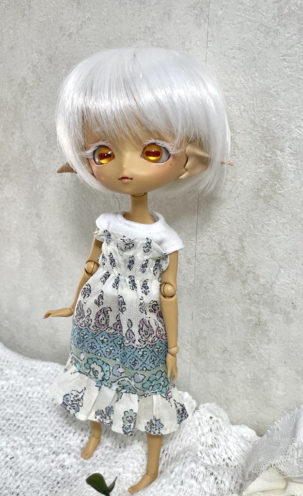 ハルモニアシリーズ着用可能/ハンドメイド品/フロルワンピース