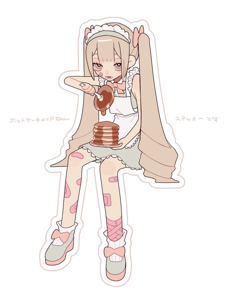 🥞🎀ステッカー