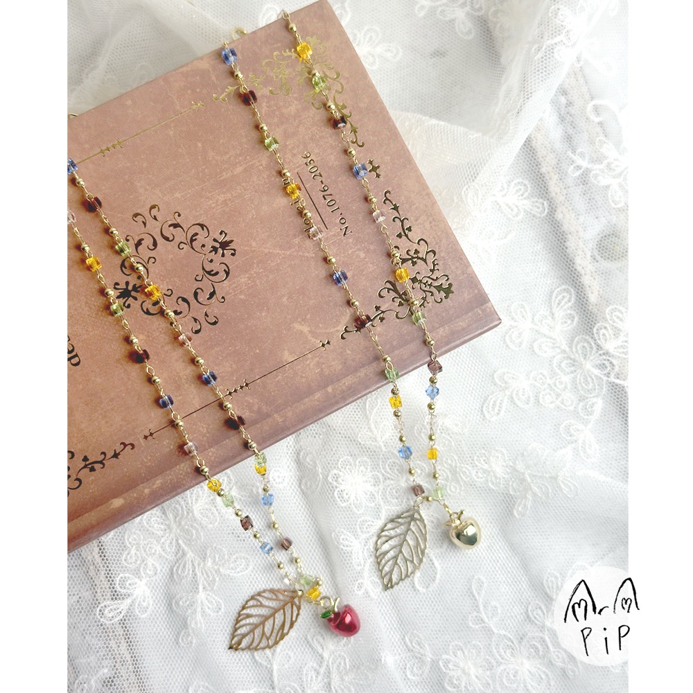 ＊恋と深空＊マヒル＊イメージアクセサリー＊ネックレス・りんご