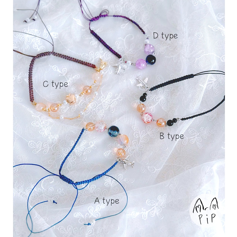 ＊恋と深空＊マヒル＊イメージアクセサリー＊ブレスレット・糸編み