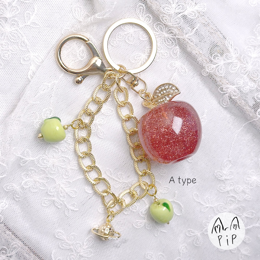 *恋と深空*マヒル*イメージアイテム*ストラップ キーホルダー・りんご