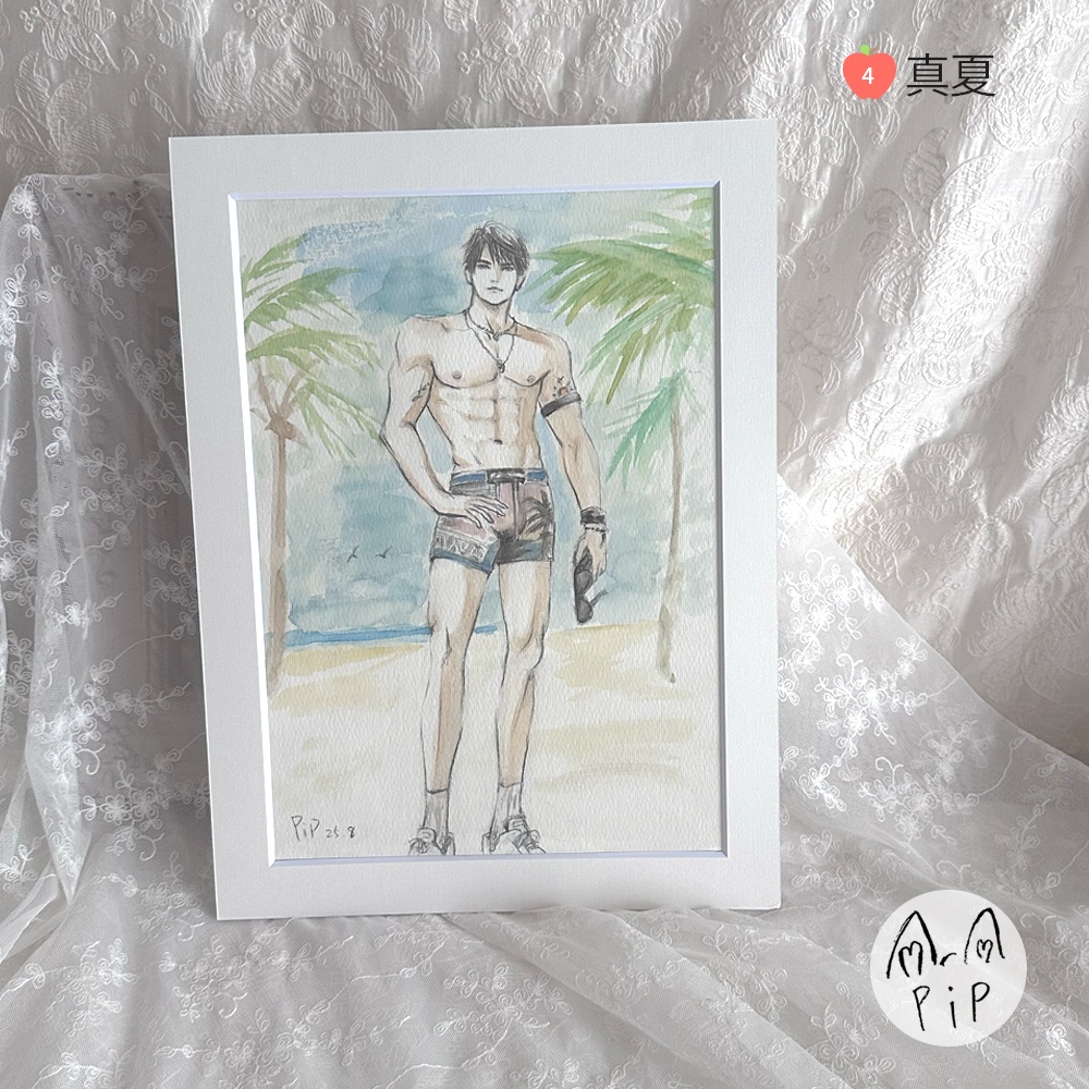 *恋と深空*マヒル*ファンアート*原画イラスト・A4