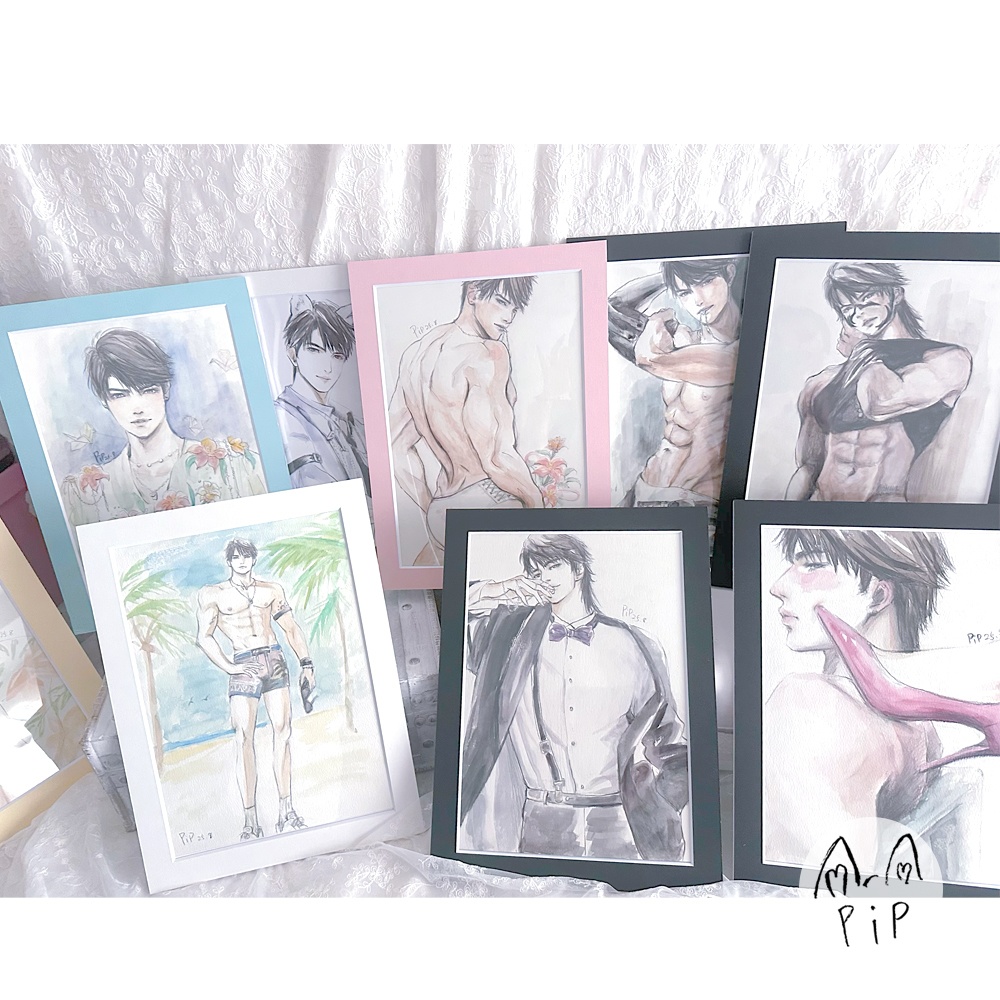 *恋と深空*マヒル*ファンアート*原画イラスト・A4