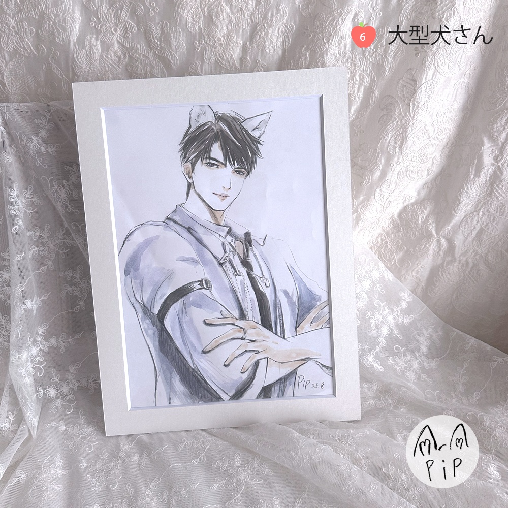 *恋と深空*マヒル*ファンアート*原画イラスト・A4