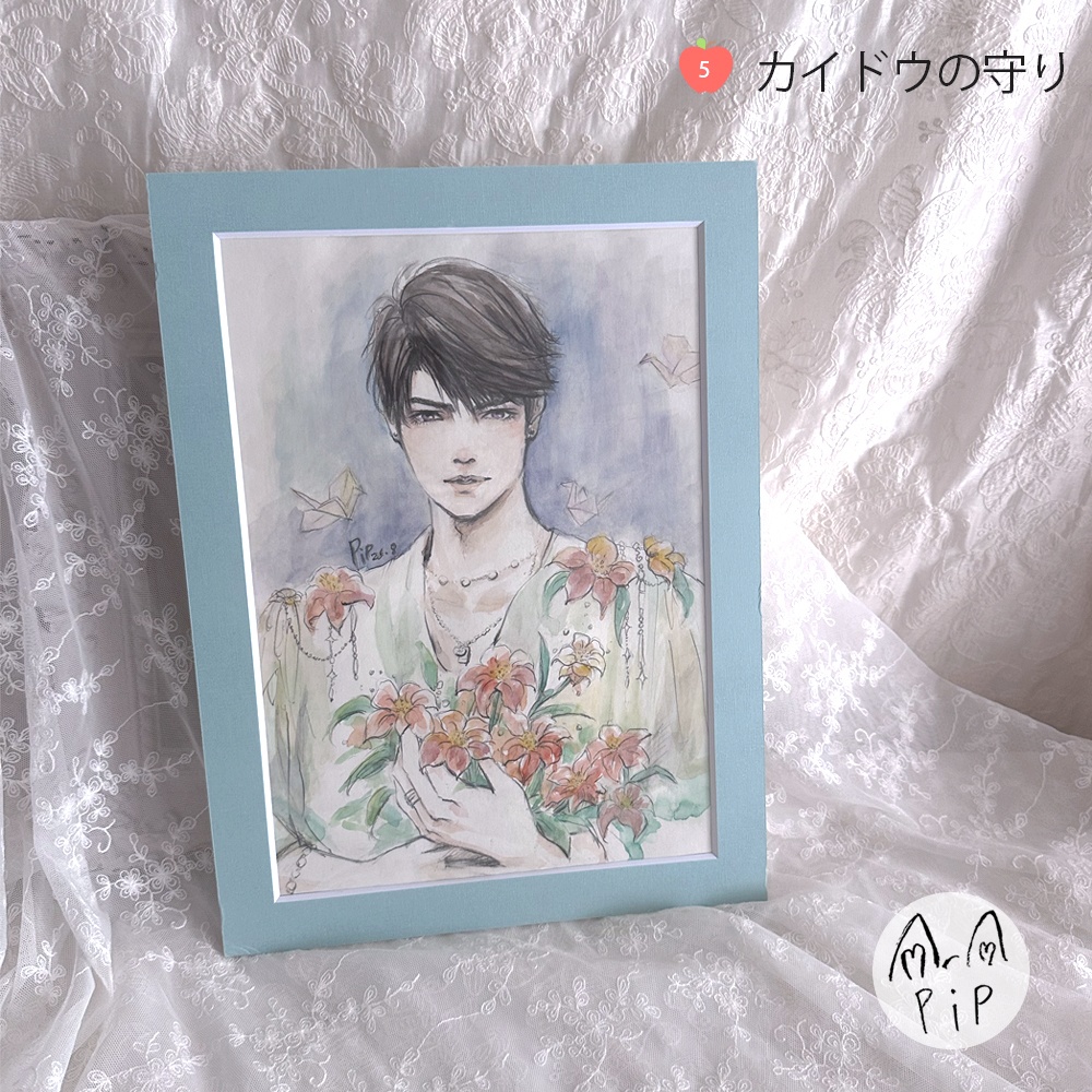 *恋と深空*マヒル*ファンアート*原画イラスト・A4