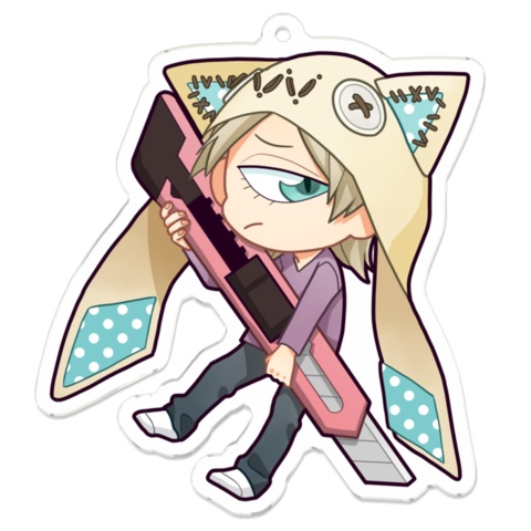 アクリルキーホルダー【ねこかぶり】