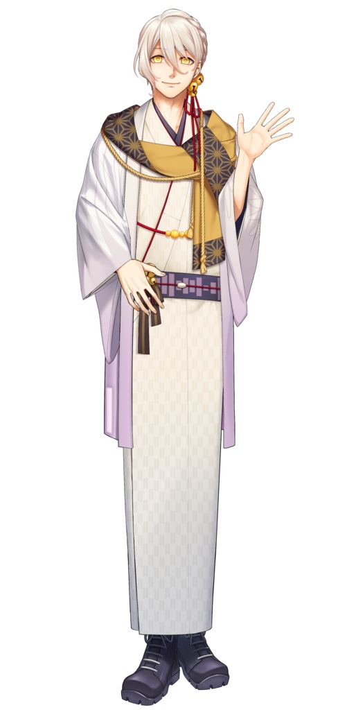 【無料/投げ銭】和装伊織弓鶴さん立ち絵Ver1.2