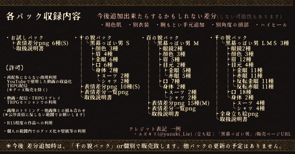 【立ち絵】黒幕っぽい男【無料/有料/商用利用可】