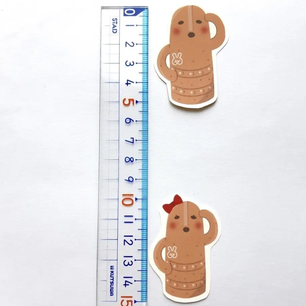 はにわファミリーのほっこりフレークシール(24枚)