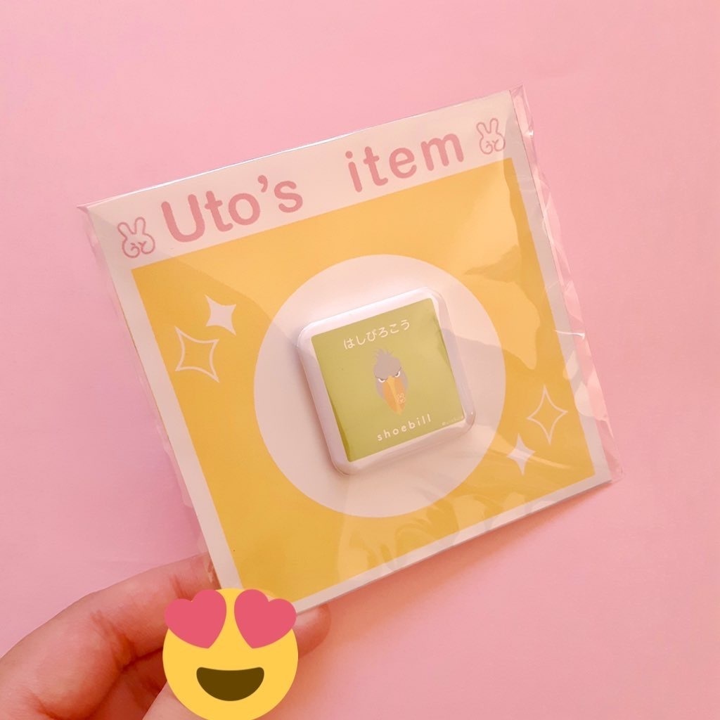 アオアオシカツオドリさんの缶バッジ