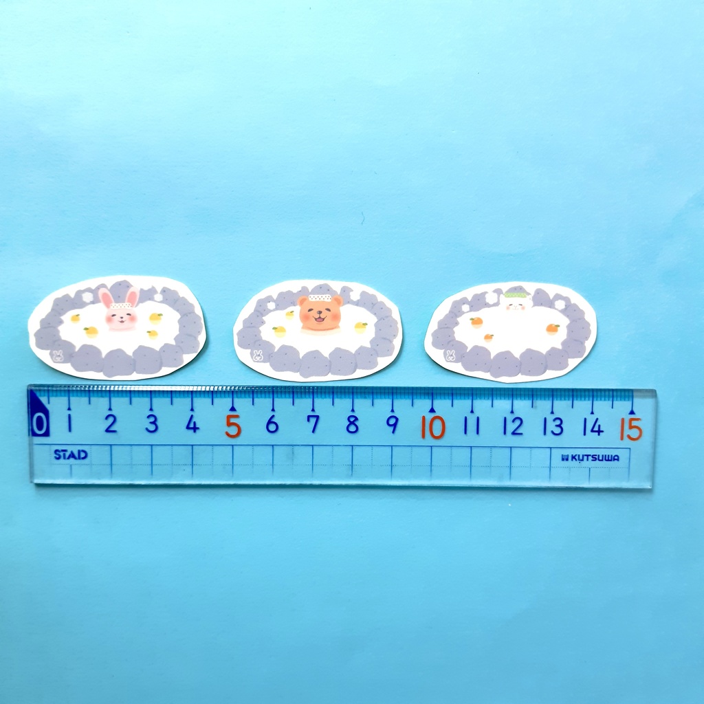 ほかほかアニマルのフレークシール