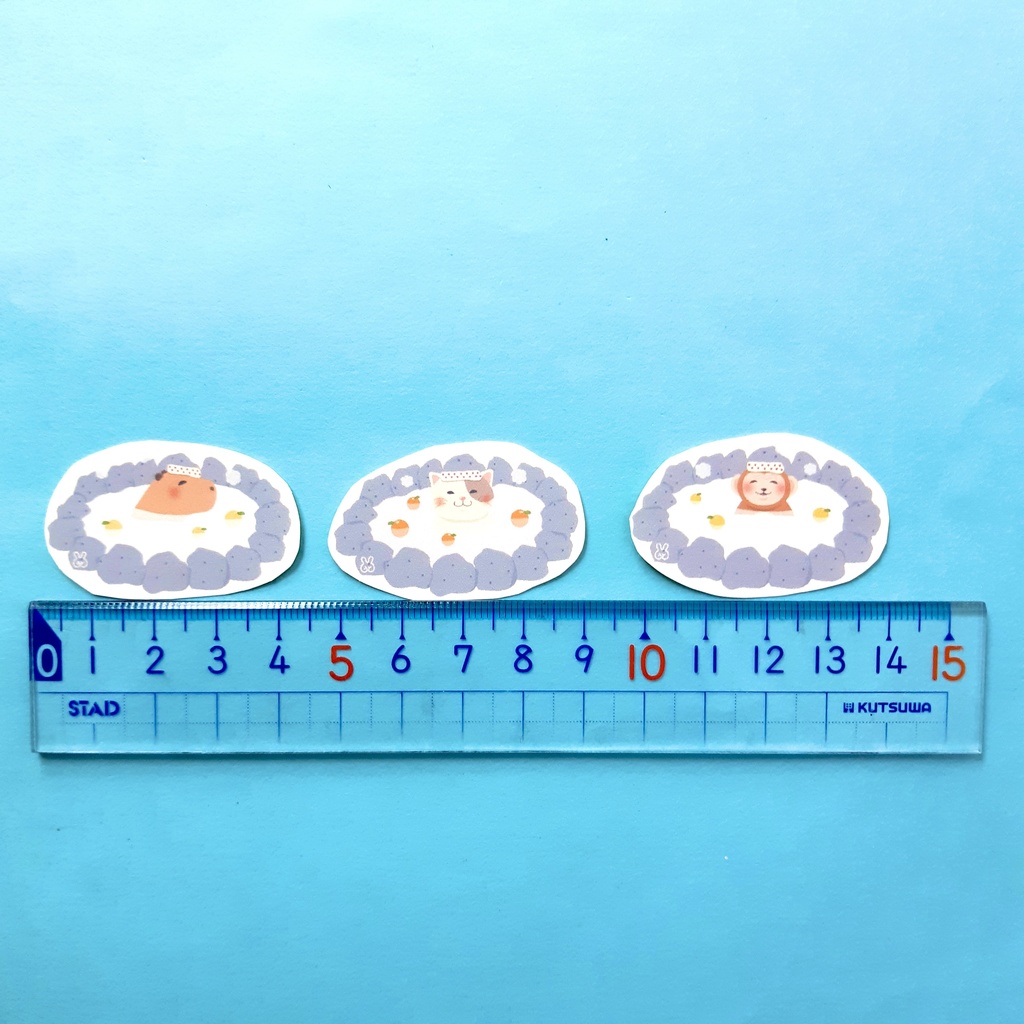 ほかほかアニマルのフレークシール