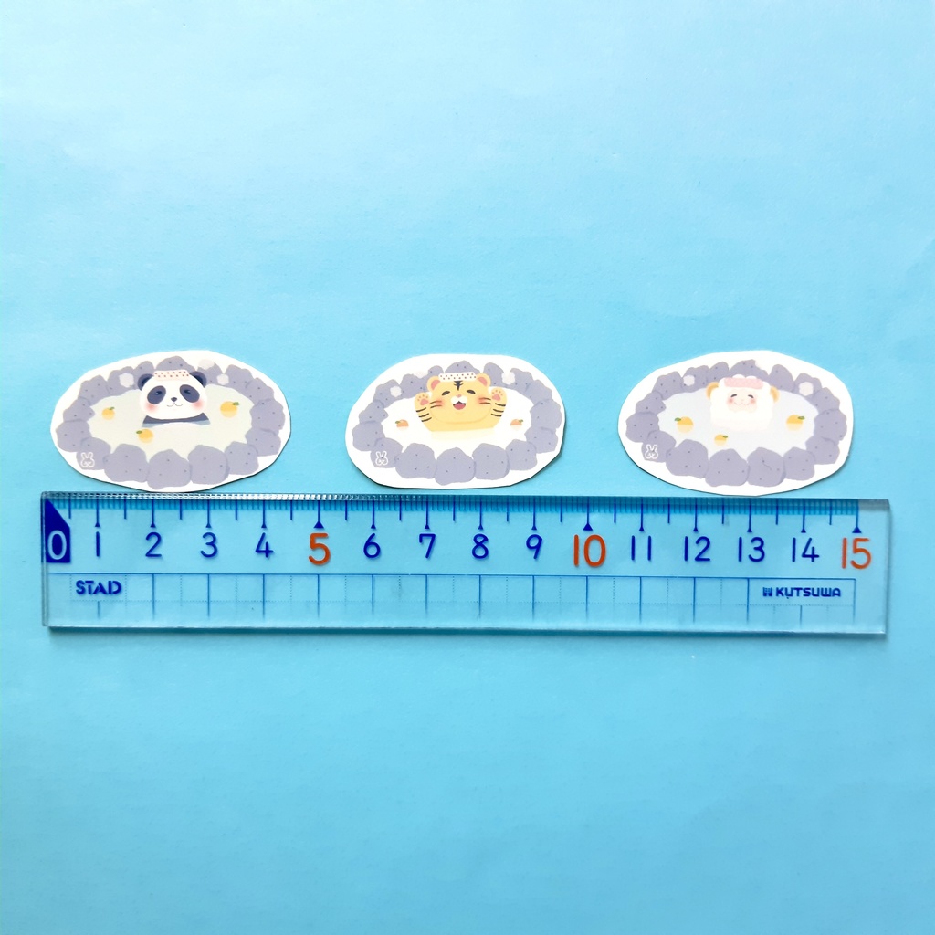 ほかほかアニマルのフレークシール