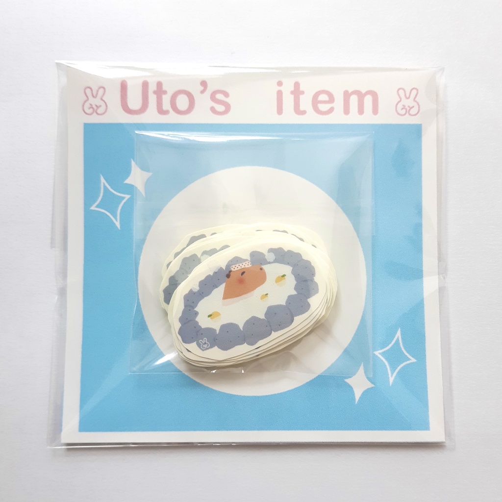 ほかほかアニマルのフレークシール