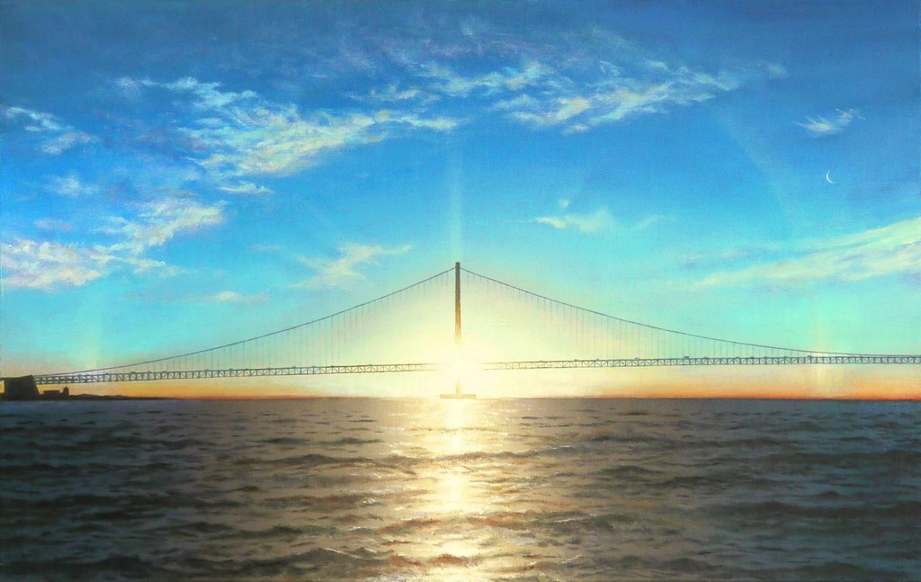 ポストカード　海峡の朝