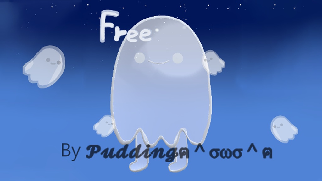 ゴーストイヤリング(ghost earrings)