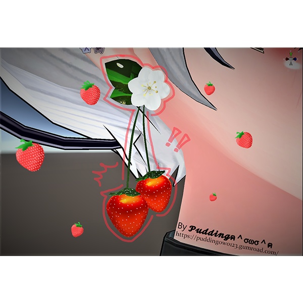 🍓草莓耳環🍓(strawberry earrings)